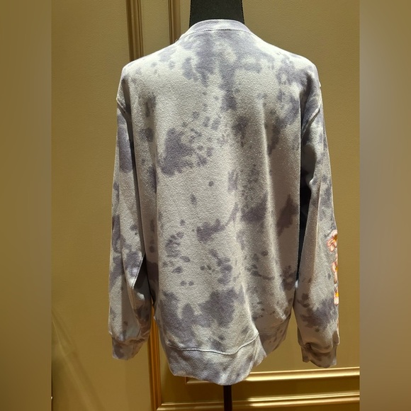 The Simpsons Lisa Simpson Nature Lover Tie-Dye Graphic Sweatshirt Size Large - Picture 4 of 5